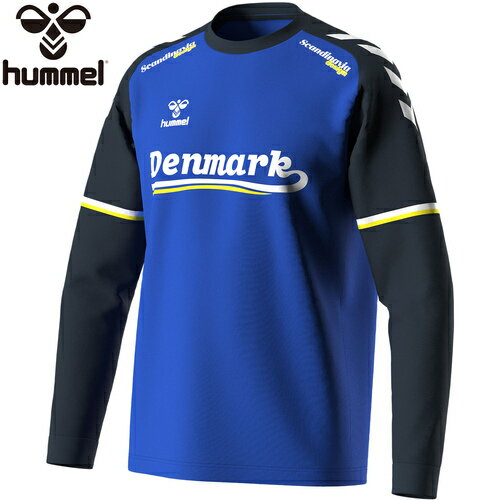 ヒュンメル hummel メンズ レディース HB L/S プラクティスシャツ ディープブルー HAP7168 669