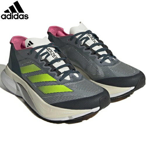 ★セールsale 29～31％OFF★ アディダス adidas レディース ランニングシューズ アディゼロ ボストン 12 ADIZERO BOSTON 12 W アークティックナイト/レモン MDF82 ID6898