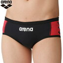 ★セールsale 47〜57%OFF★ アリーナ arena メンズ 競泳水着 トレーニングブリーフ ブラック×レッド FSA-3602 BKRD