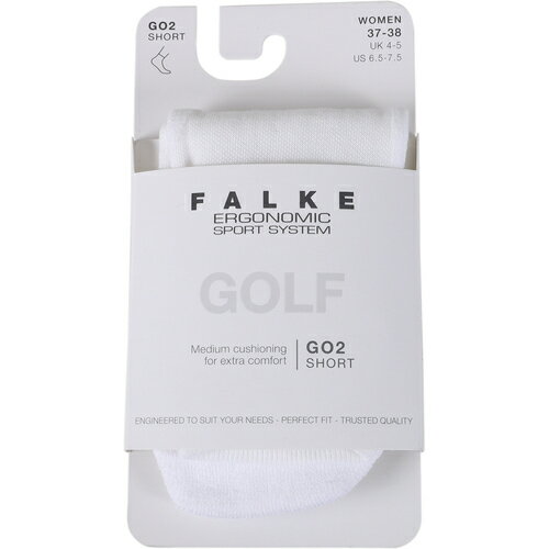 ファルケ FALKE レディース GO2 ショートソックス GO2 Short Socks Women ホワイト #16780 2000