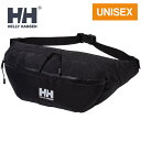 ★セールsale 13%OFF★ ヘリー・ハンセン HELLY HANSEN ウエストバッグ グロング6 Grong 6 ブラック HY92334 K