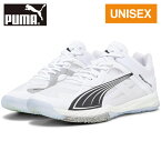 ★4/26-4/30 1000円OFFクーポン★☆スクイズボトルプレゼント☆ ★セールsale 20％OFF★ ☆スクイズボトルプレゼント☆ プーマ PUMA メンズ レディース ハンドボールシューズ E） アクセラレート ニトロ SQD ホワイト/ブラック/グレー 107293 03