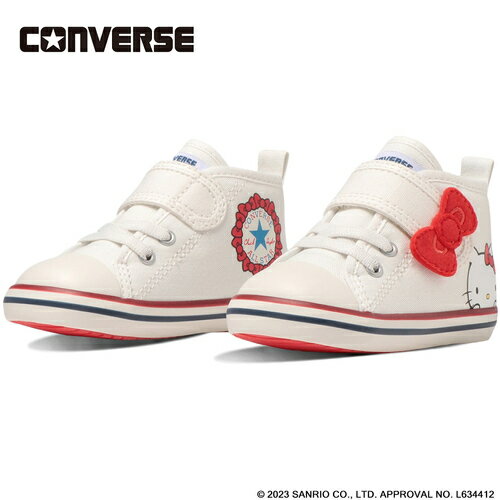 ★セールsale 10～25％OFF★ コンバース CONVERSE キッズ スニーカー ベビー オールスター N ハローキティ V-1 ホワイト 37302570