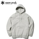 Xm[s[N snowpeak Y p[J[ TCNRbg vI[o[t[fB Recycled Cotton Pullover Hoodie M.O[ SW-22SU402