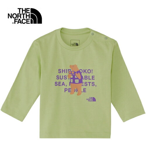 ★セールsale 18％OFF★ ザ・ノース・フェイス ノースフェイス トレーナー ベビー ロングスリーブシレトコトコティー B L/S Shiretoko Toko Tee ミスティーセージ NTB82332ST MS