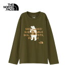 ザ ノース フェイス ノースフェイス Tシャツ キッズ ロングスリーブシレトコトコティー L/S Shiretoko Toko Tee ニュートープ NTJ82332ST NT 長袖Tシャツ 子供服 男の子 女の子 ロンT ロングTシャツ