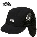 ザ・ノース・フェイス ノースフェイス メンズ レディース 帽子 フリーラン イヤーフラップ キャップ FREE RUN EARFP CAP ブラック NN42371 KK ランニングウェア ランニングキャップ 帽子 メッシュキャップ ジョギング マラソン テニス 日除け 紫外線 登山 アウトドア