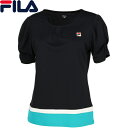 ★セールsale 17～23％OFF★ フィラ FILA レディース ゲームシャツ ブラック VL2697 08