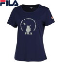 ★セールsale 12～25％OFF★ フィラ FILA レディース グラフィックTシャツ フィラネイビー VL2702 20