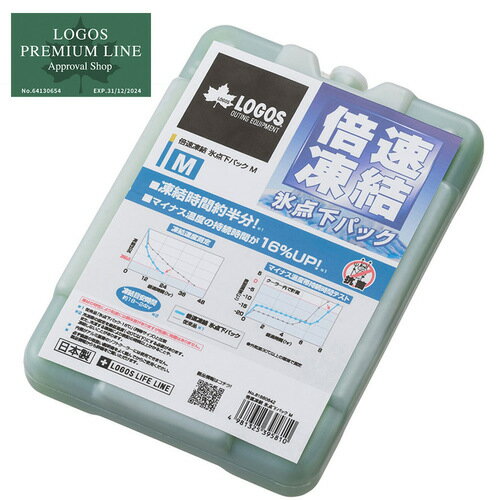 11日迄■お得なクーポン配布中■ロゴス LOGOS キャンプ 保冷剤 倍速凍結 氷点下パック M-600g 81660642