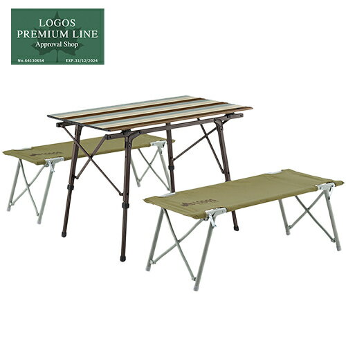 11日迄■お得なクーポン配布中■ロゴス LOGOS アウトドア Life オートレッグベンチテーブルセット4 ヴィンテージ 73188002
