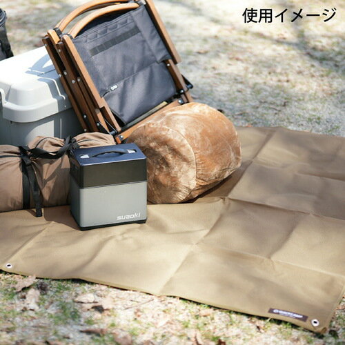 クイックキャンプQUICKCAMPテントシート防水マルチシート厚手大判グランドシートカーキQC-WMSKH