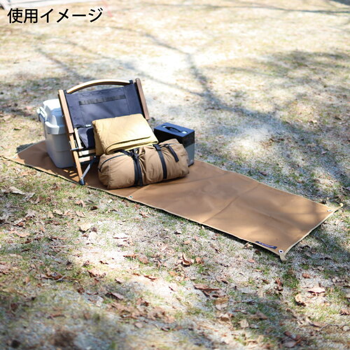 クイックキャンプQUICKCAMPテントシート防水マルチシート厚手大判グランドシートカーキQC-WMSKH