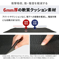 トランポリン用フロアマット110cm×110cmブラックESMT-110