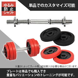 リーディングエッジラバーダンベル20kg単品レッドLE-DB20