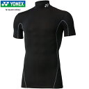 ヨネックス YONEX メンズ レディース テニス アンダーウェア ハイネック半袖シャツ ブラック STB-F1007 007