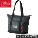 マンハッタンポーテージ Manhattan Portage メンズ レディース ロゴプリント チェリーヒル トートバッグ MP Logo Printed Cherry Hill Tote Bag ブラック MP1306ZP