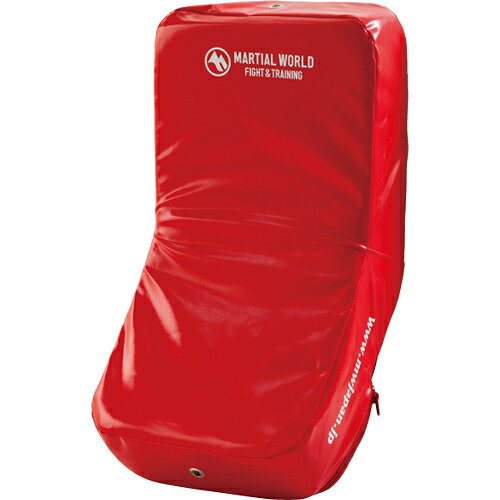 マーシャルワールド MARTIAL WORLD ボクシング パンチングミット プロ仕様ビッグミットスリム マース素材 赤 BM57 RD