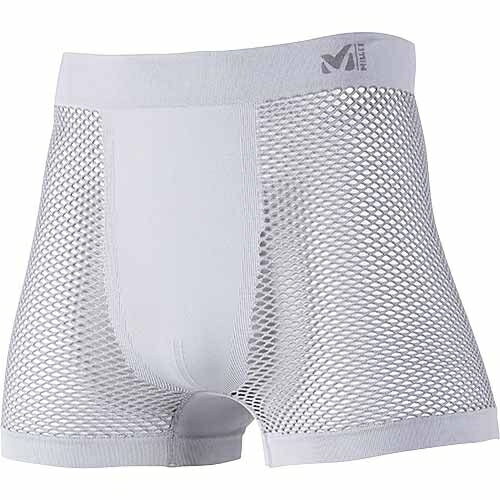 ミレー MILLET メンズ トレーニングウェア ドライナミック メッシュ ボクサー DRYNAMIC MESH BOXER ライトグレー MIV01250 2601