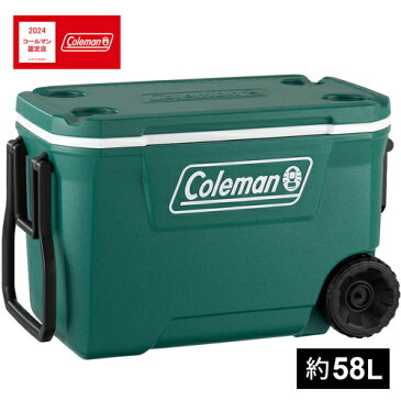 ★25日限定!5点購入で10%OFF★コールマン Coleman クーラーボックス エクストリームホイールクーラー/62QT エバーグリーン 2000037236