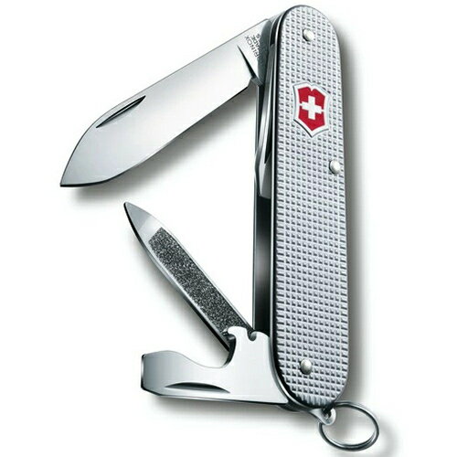 ★23日迄!お得なクーポン配布中★ビクトリノックス VICTORINOX ナイフ カデットALOX シルバー 260126