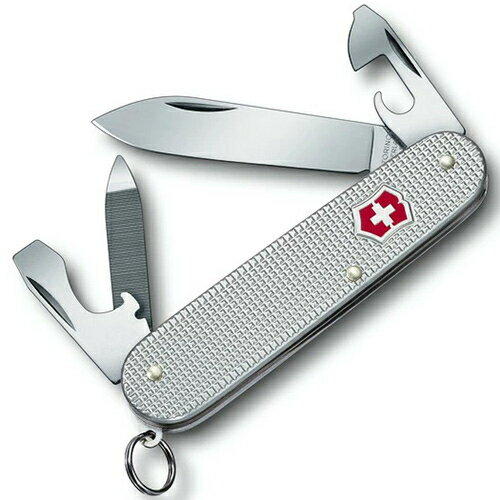 ★23日迄!お得なクーポン配布中★ビクトリノックス VICTORINOX ナイフ カデットALOX シルバー 260126