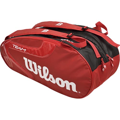 ウイルソン Wilson テニス バッグ TEAM JP2.0 9 PACK RDBK レッド/ブラック WRZ621806