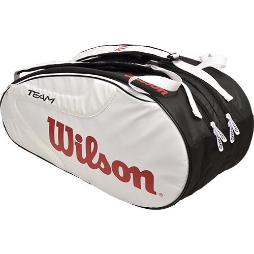 ウイルソン Wilson テニスバッグ TEAM JP2.0 9 PACK WHBK ホワイト/ブラック WRZ624806
