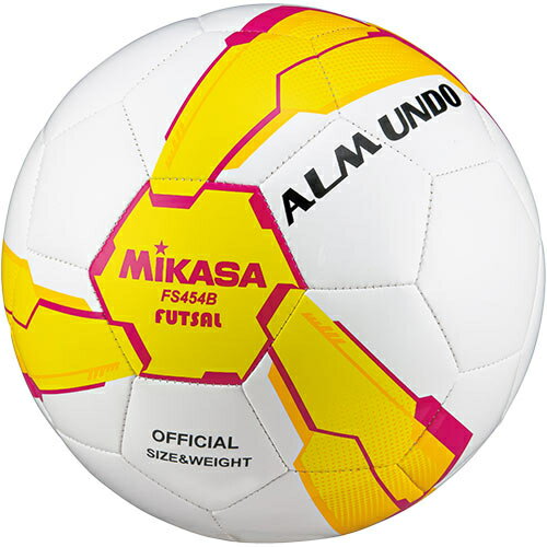 ミカサ MIKASA フットサルボール 縫い レジャー 黄ピンク FS454B YP