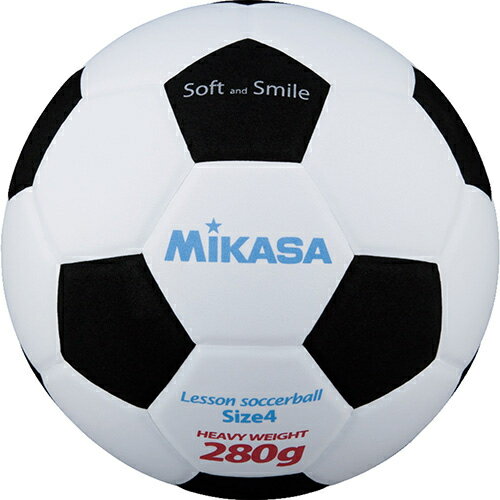 ミカサ MIKASA サッカーボール スマイルサッカー 4号 約280g 白/黒 SF428 WBK