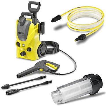 ケルヒャー KARCHER K3 サイレント 家庭用 高圧洗浄機 東日本仕様 50Hz +本体取付用 フィルター+自吸用 ホース 3m KAR-002