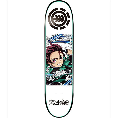 エレメント ELEMENT 鬼滅の刃 スケートボード デッキ 竈門 炭治郎 2 DECK 8インチ BB027-087