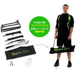 クイックプレイQUICKPLAYポータブルサッカーゴール2.4m×1.5m組み立て式ゴール8KSR