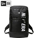 ニューエラ NEW ERA バックパック ボックスパック ラージ 46L プリントロゴ ブラック 12674103