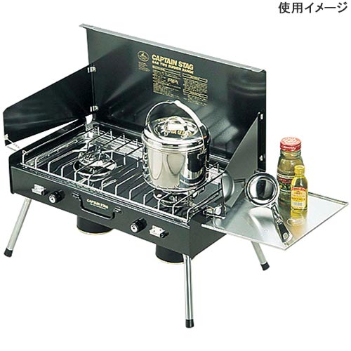 11日迄■お得なクーポン配布中■キャプテンスタッグ CAPTAINSTAG キャンプ テーブル ツーバーナーコンロ用サイドテーブル M-8802通販格安セール情報 楽天 通販