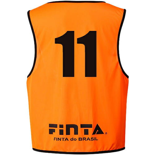 フィンタ FINTA キッズ ゲームベスト ビブス 10枚セット オレンジ FT6555通販 サッカー 用品 セール