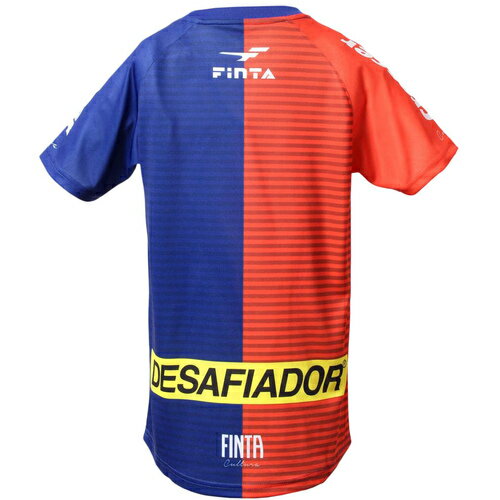 フィンタ FINTA キッズ JRレコルダーレプラクティスシャツ レッド×ネイビー FT8752 7111通販セール サッカー 用品 セール