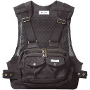 ★セールsale 14％OFF★ フォックスファイヤー Foxfire メンズ チェスト ストラップベスト Chest Strap Vest ブラック 6210151 025