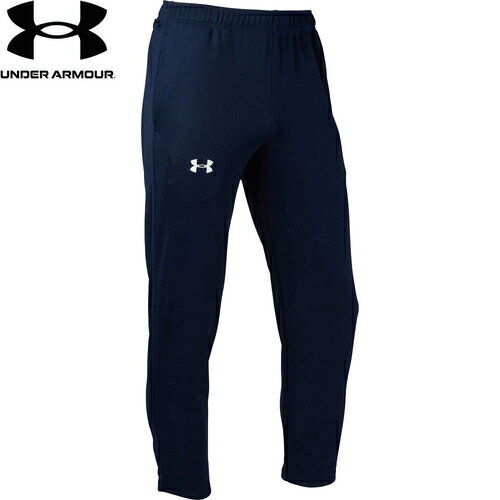 ★セールsale 18％OFF★ アンダーアーマー UNDER ARMOUR メンズ レディース トレーニングウェア ロングパンツ ウォームアップ ニットパンツ TS WARM-UP PANTS ミッドナイトネイビー/ホワイト 1314112 410