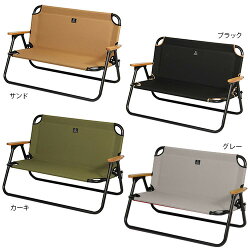 クイックキャンプQUICKCAMP二人掛けローチェアグレーQC-ATC100