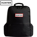 ハンター HUNTER オリジナル ナイロン バックパック ブラック UBB6028KBM