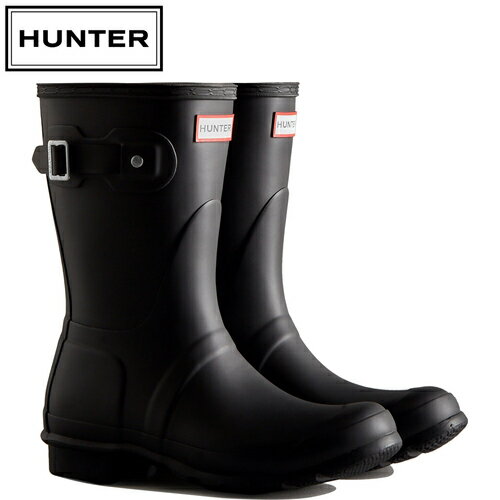 ★セールsale 22～43％OFF★ ハンター HUNTER レディース レインシューズ オリジナル ショート レイン ブーツ original short boot ブラック WFS1000RMA