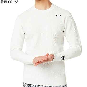 オークリー OAKLEY メンズ スカルシニュアスセータークルー Skull Sinuous Sweater Crew ホワイト 461793JP