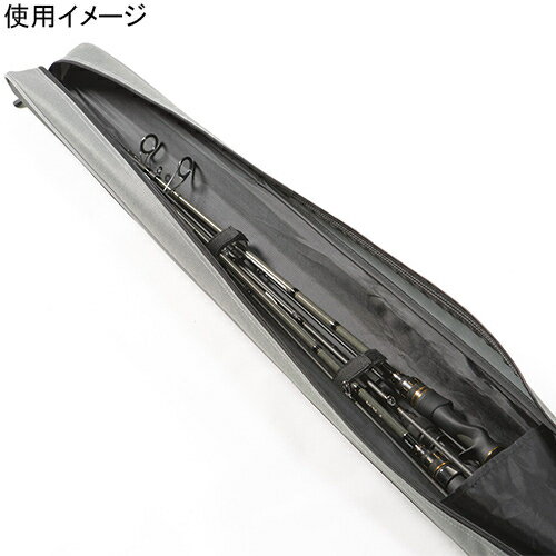 アブ・ガルシアAbuGarciaセミハードロッドケース2ブラック10FT6INBK