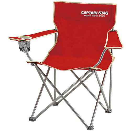 11日迄■お得なクーポン配布中■キャプテンスタッグ CAPTAINSTAG キャンプ パレットラウンジチェアtypeII レッド M-3914