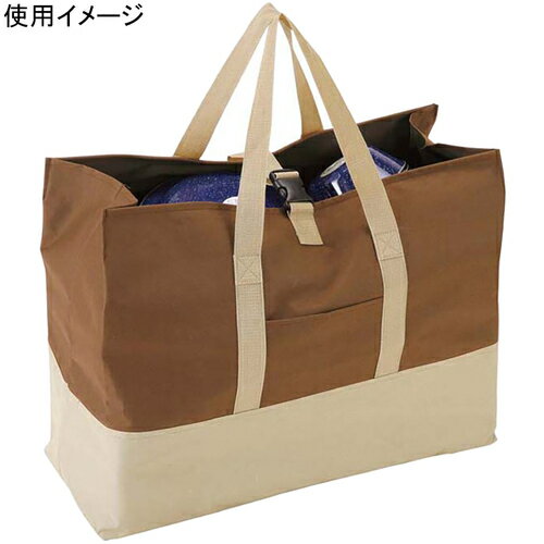 11日迄■お得なクーポン配布中■キャプテンスタッグ CAPTAINSTAG キャンプ 大型収納トートバッグ M ブラウン M-1681通販格安セール情報 楽天 通販