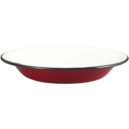 11日迄■お得なクーポン配布中■キャプテンスタッグ CAPTAINSTAG ホーロー プレート22cm レッド UH-508