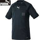 ウエア プーマ PUMA メンズ レディース サッカー 審判用品 ウェア SS レフリーシャツ プーマブラック 705377 01