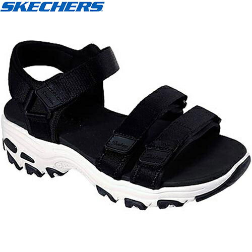 ★セール 25％OFF★ スケッチャーズ SKECHERS レディース サンダル ディライト フレッシュ キャッチ D’LITES - FRESH CATCH ブラック 31514 BLK