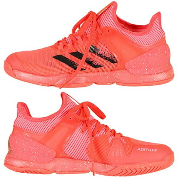 アディダス adidas メンズ テニスシューズ アディゼロ adizero ウーバーソニック 2 シグナルピンク/コアブラック/カッパーメタリック LAI28 FX1806